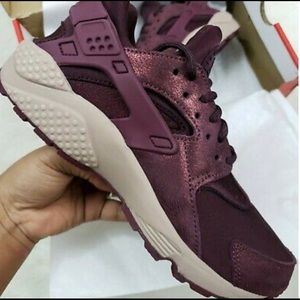 burgundy huarache shoes